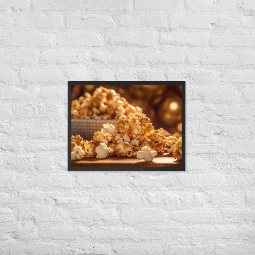 Cinnamon Sugar Popcorn Framed poster 🤤 from Yumify.AI