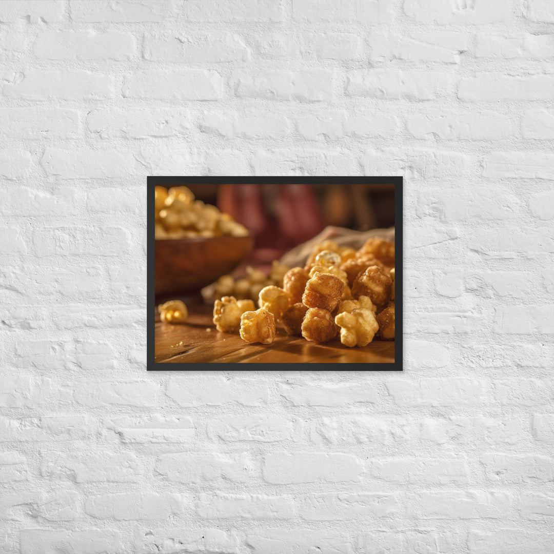 Cinnamon Sugar Popcorn Framed poster 🤤 from Yumify.AI