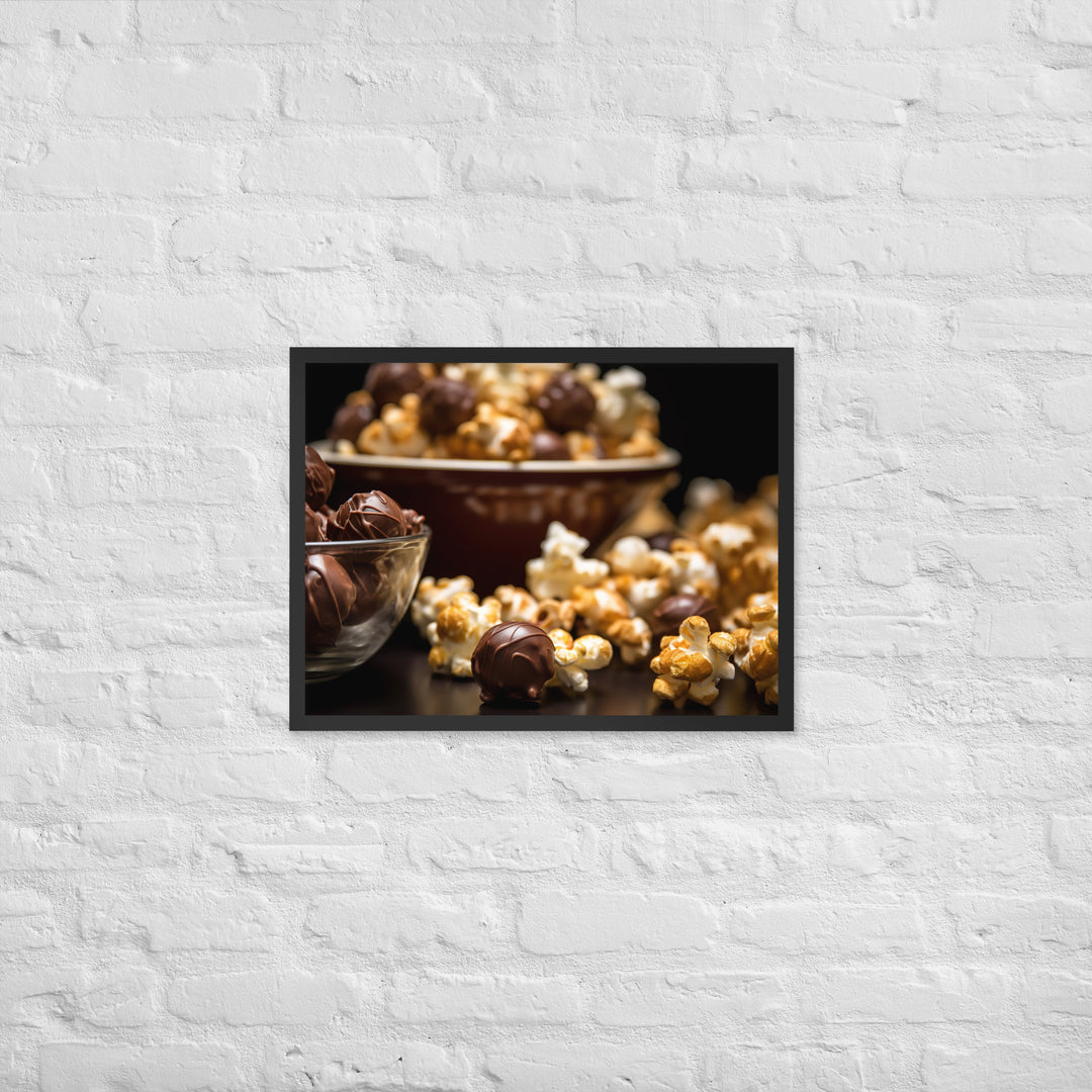 Chocolate Popcorn Framed poster 🤤 from Yumify.AI