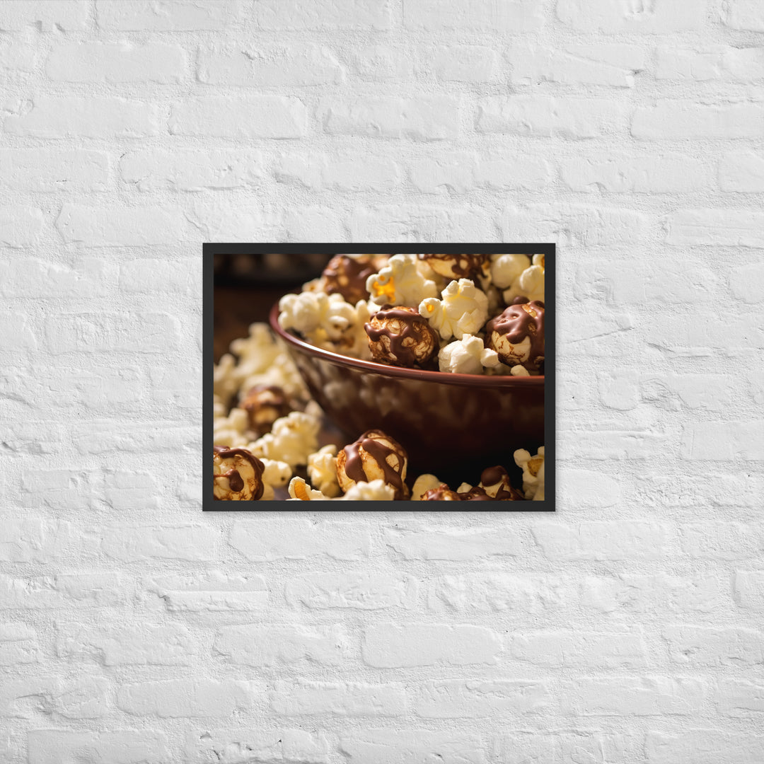 Chocolate Popcorn Framed poster 🤤 from Yumify.AI