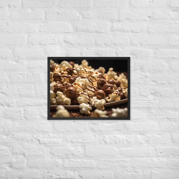 Chocolate Popcorn Framed poster 🤤 from Yumify.AI