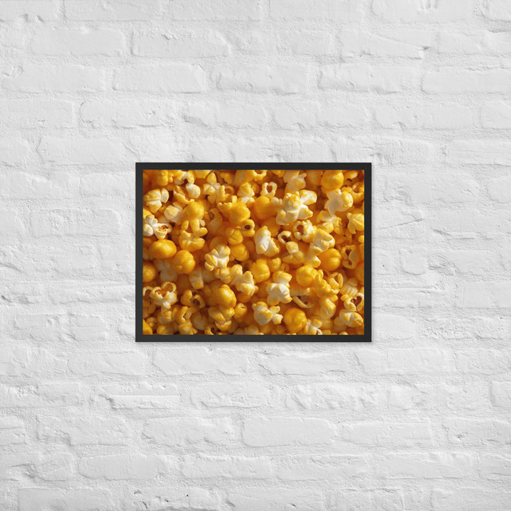 Cheese Popcorn Framed poster 🤤 from Yumify.AI