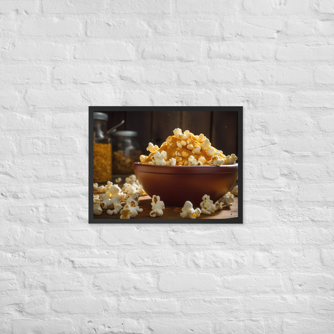 Cheese Popcorn Framed poster 🤤 from Yumify.AI