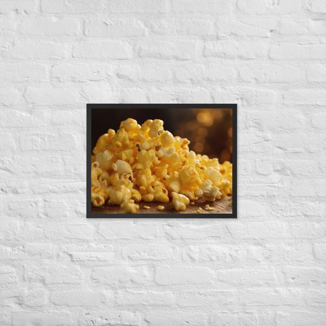 Cheese Popcorn Framed poster 🤤 from Yumify.AI