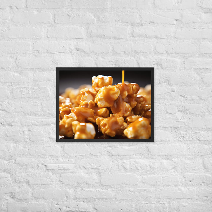 Caramel Popcorn Framed poster 🤤 from Yumify.AI