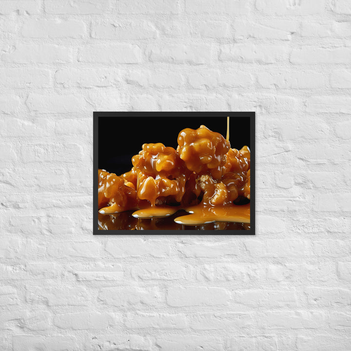 Caramel Popcorn Framed poster 🤤 from Yumify.AI