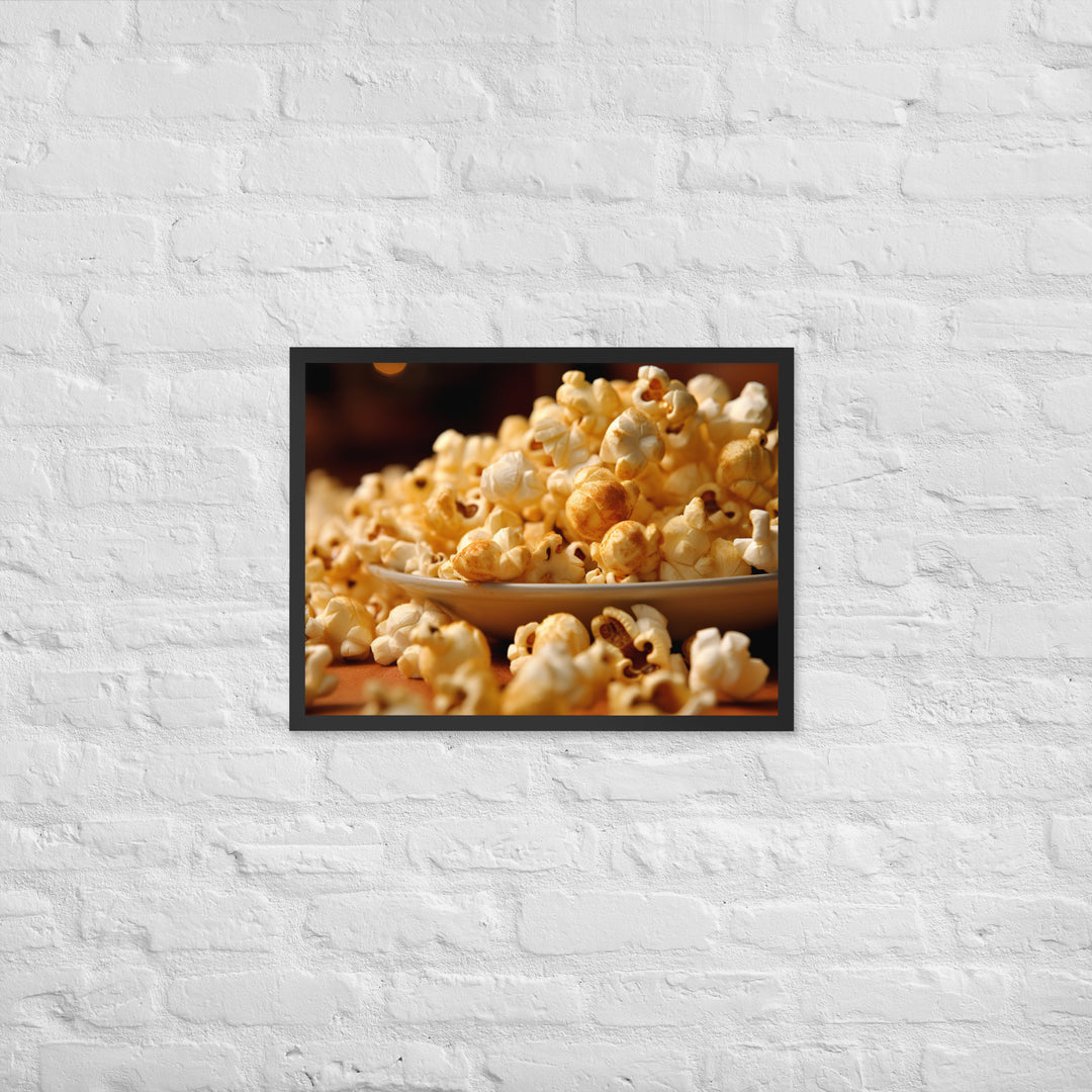 Buttered Popcorn Framed poster 🤤 from Yumify.AI