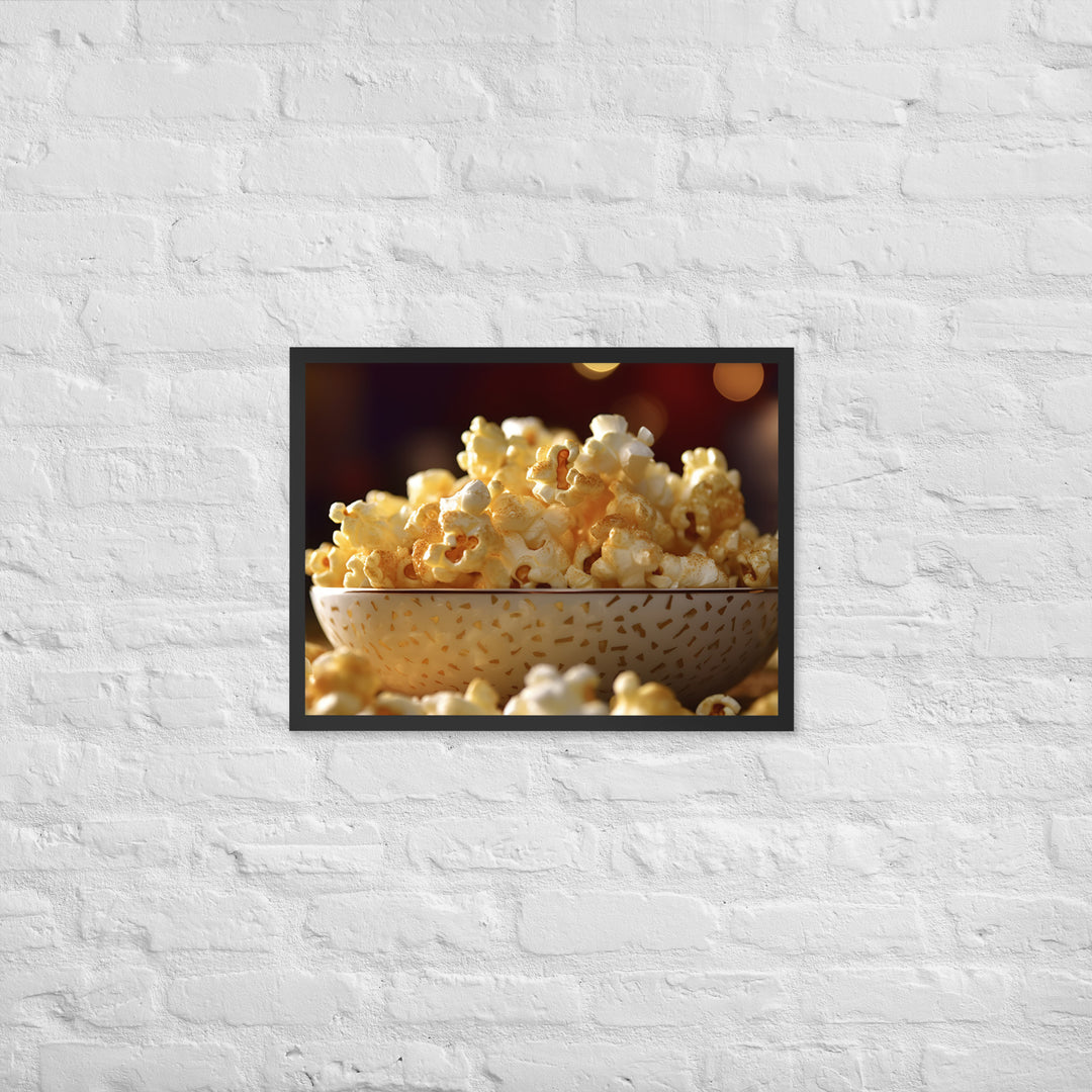 Buttered Popcorn Framed poster 🤤 from Yumify.AI