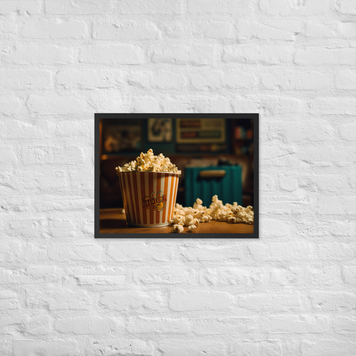 Popcorn and a Movie Framed poster 🤤 from Yumify.AI