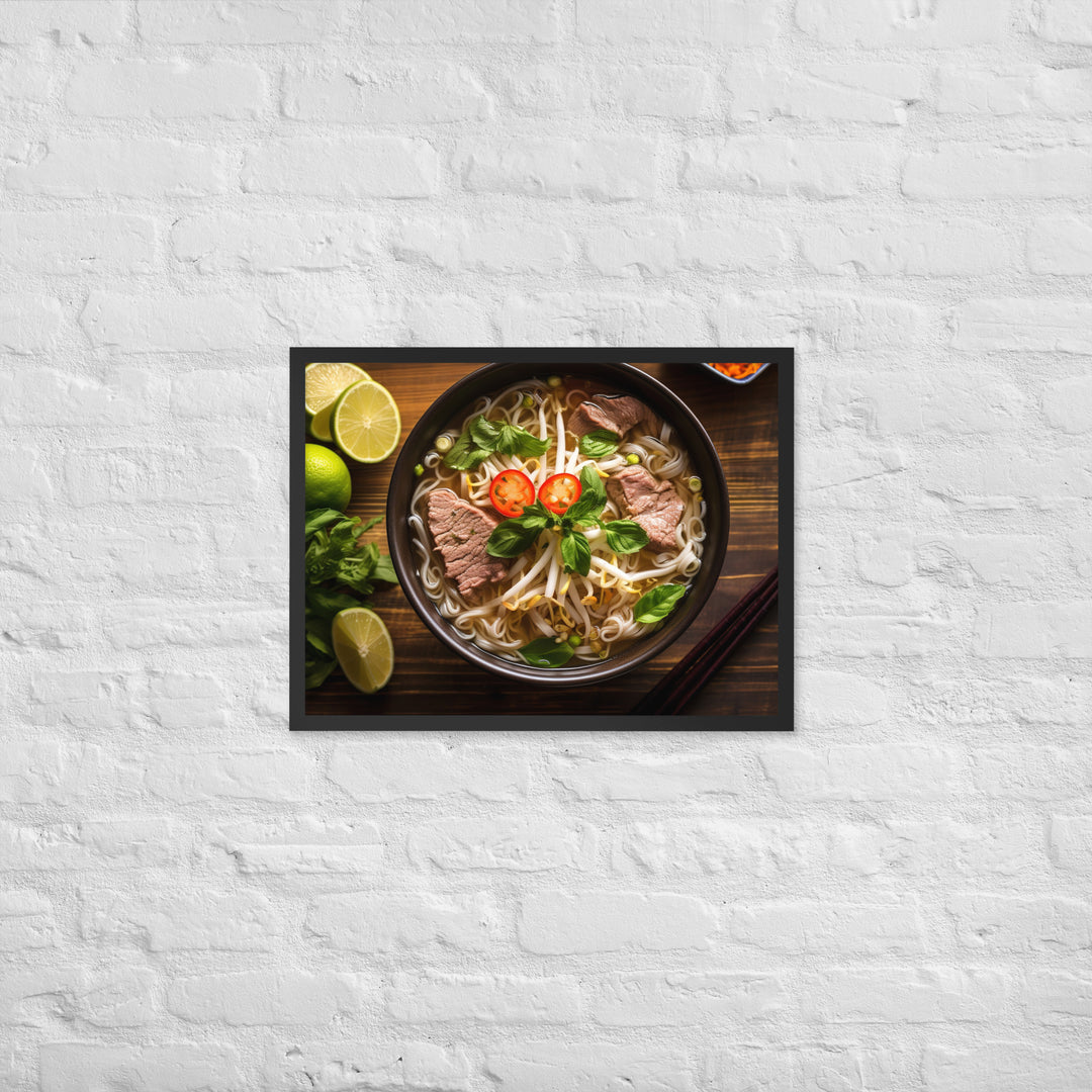 Pho Framed poster 🤤 from Yumify.AI