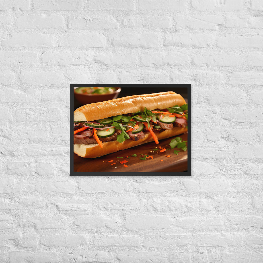 Banh Mi Framed poster 🤤 from Yumify.AI