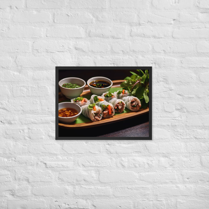 Banh Cuon Framed poster 🤤 from Yumify.AI