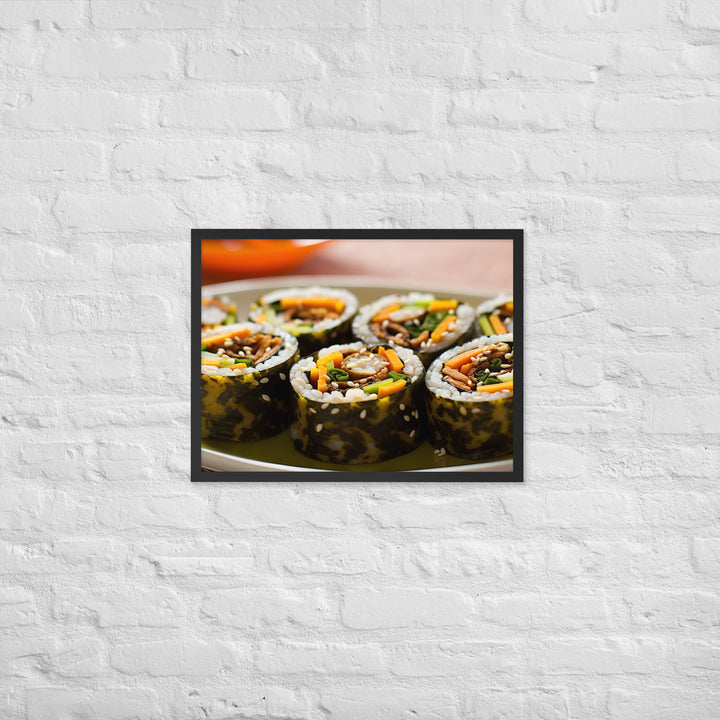 Kimbap Framed poster 🤤 from Yumify.AI