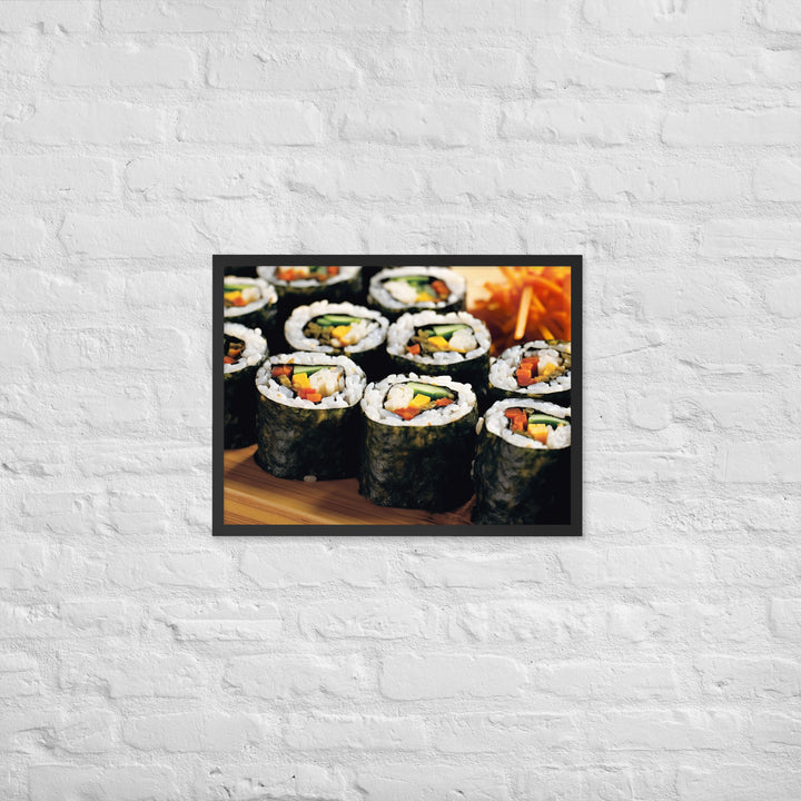 Kimbap Framed poster 🤤 from Yumify.AI