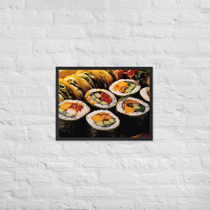 Kimbap Framed poster 🤤 from Yumify.AI