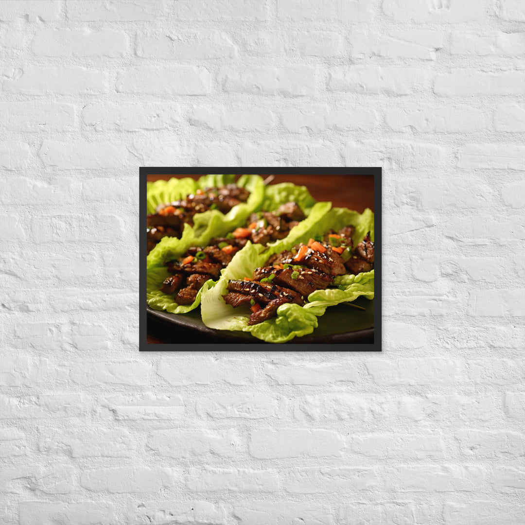 Bulgogi Framed poster 🤤 from Yumify.AI