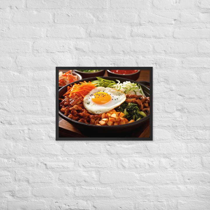 Bibimbap Framed poster 🤤 from Yumify.AI