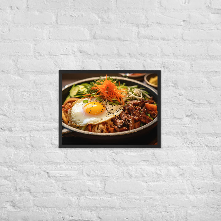 Bibimbap Framed poster 🤤 from Yumify.AI