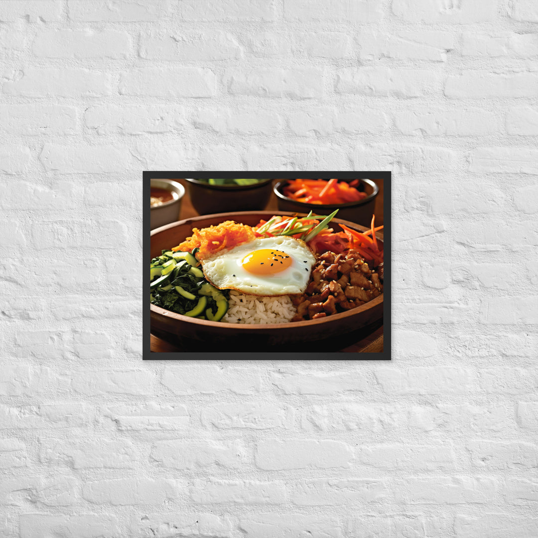 Bibimbap Framed poster 🤤 from Yumify.AI