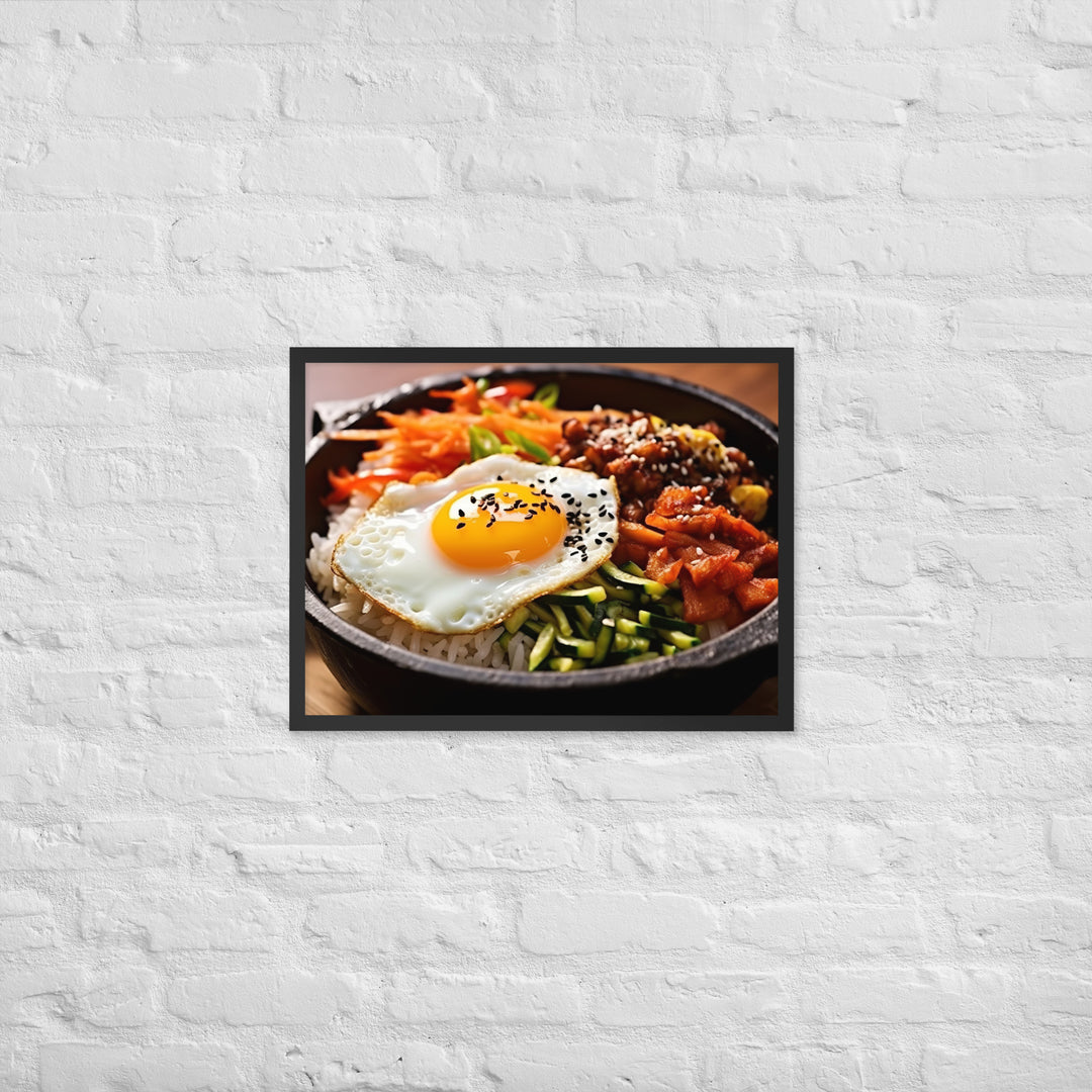 Bibimbap Framed poster 🤤 from Yumify.AI