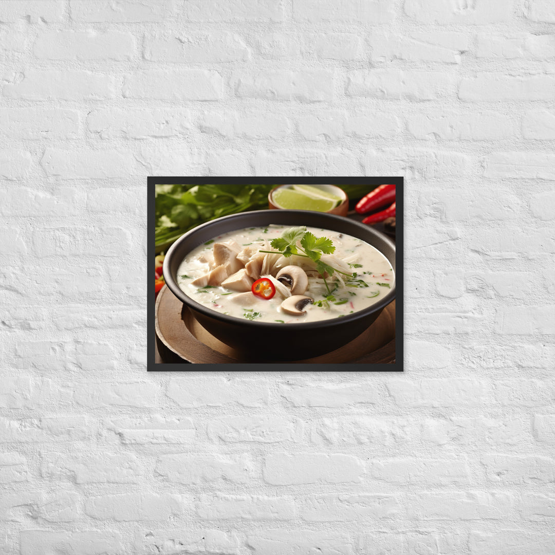 Tom Kha Gai Framed poster 🤤 from Yumify.AI