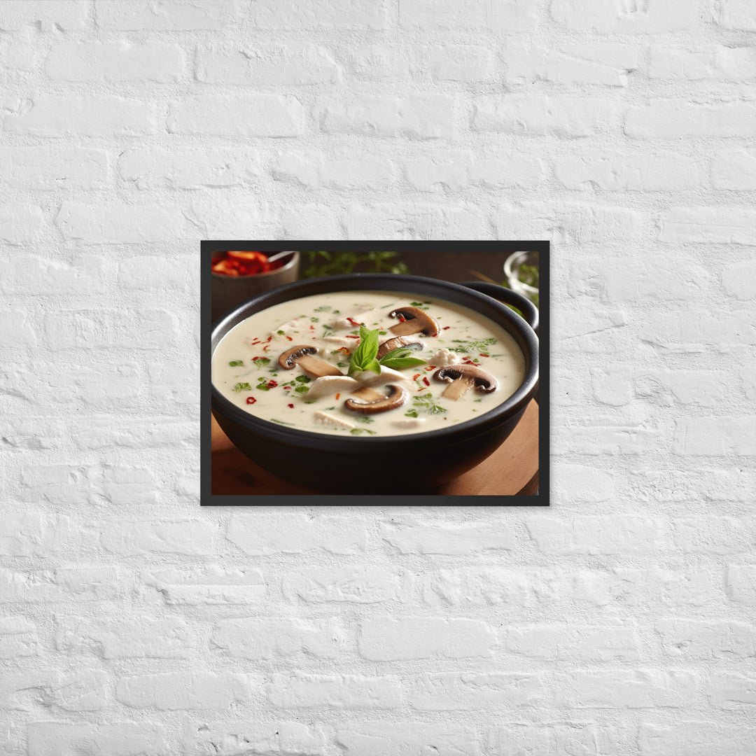 Tom Kha Gai Framed poster 🤤 from Yumify.AI