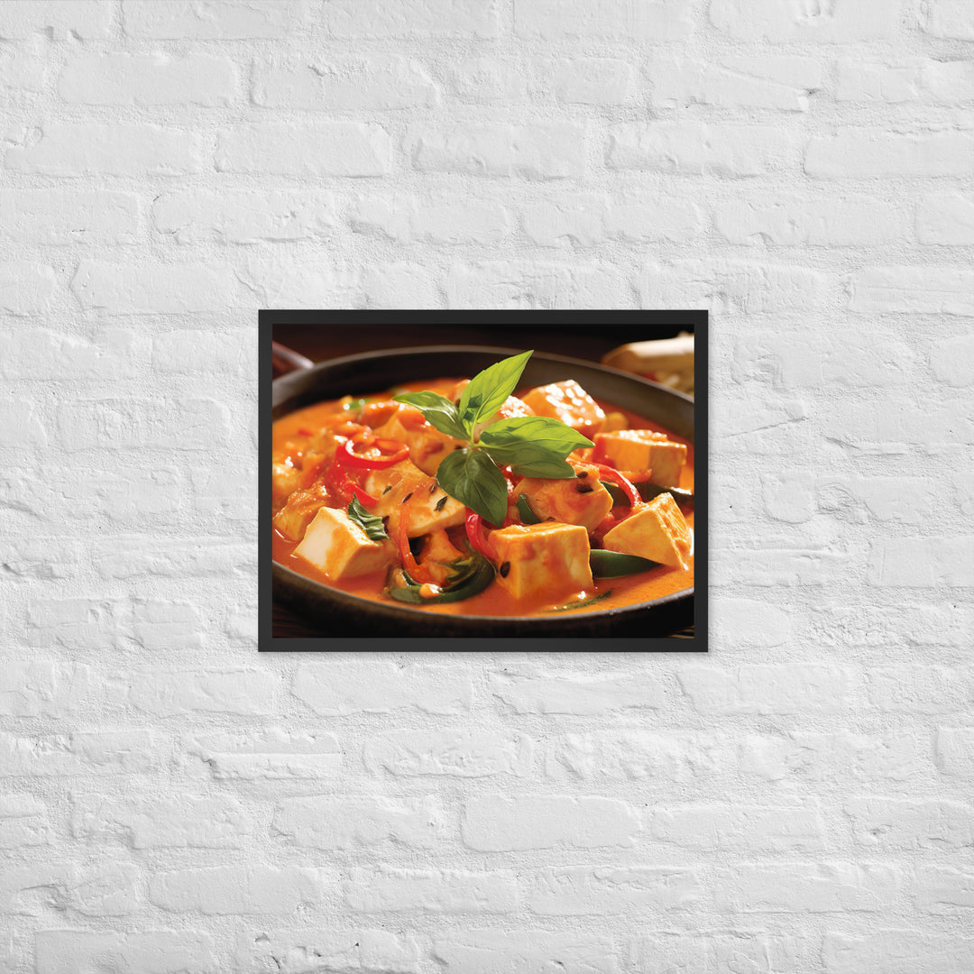 Red Curry Framed poster 🤤 from Yumify.AI