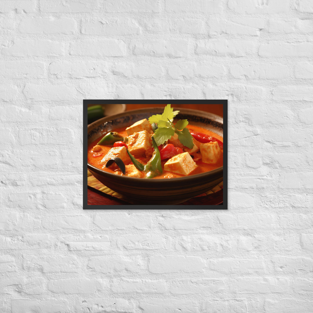 Red Curry Framed poster 🤤 from Yumify.AI