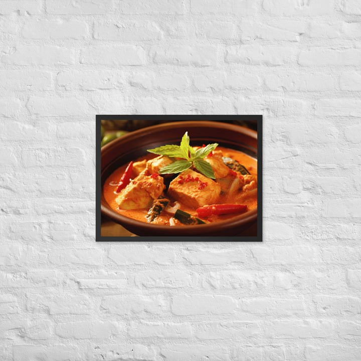 Red Curry Framed poster 🤤 from Yumify.AI