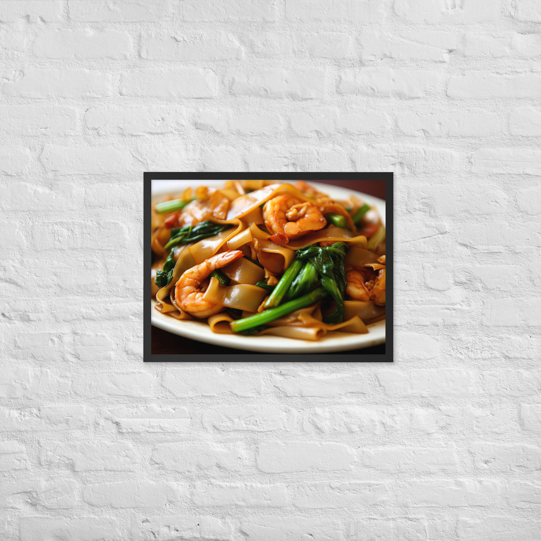 Pad See Ew Framed poster 🤤 from Yumify.AI