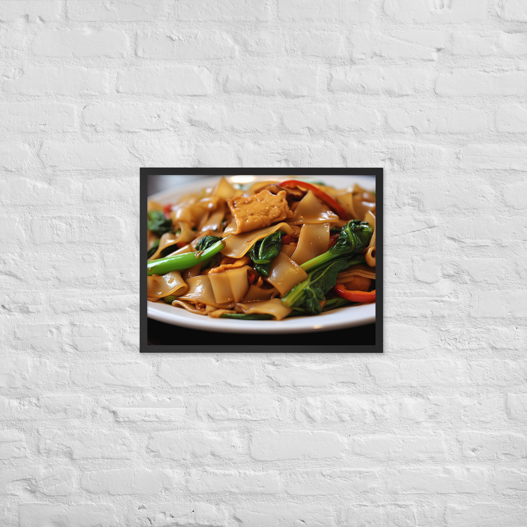 Pad See Ew Framed poster 🤤 from Yumify.AI