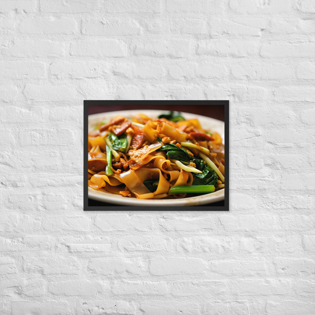 Pad See Ew Framed poster 🤤 from Yumify.AI