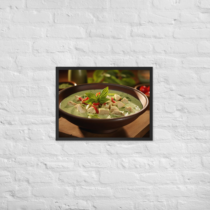 Green Curry Framed poster 🤤 from Yumify.AI