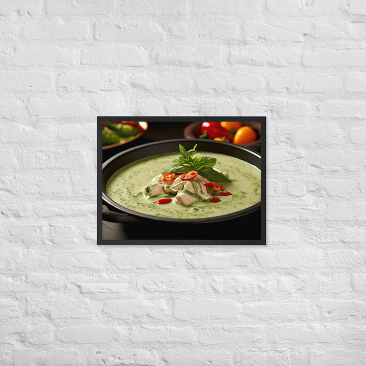 Green Curry Framed poster 🤤 from Yumify.AI