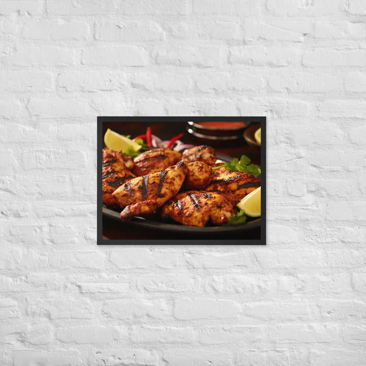 Tandoori Chicken Framed poster 🤤 from Yumify.AI