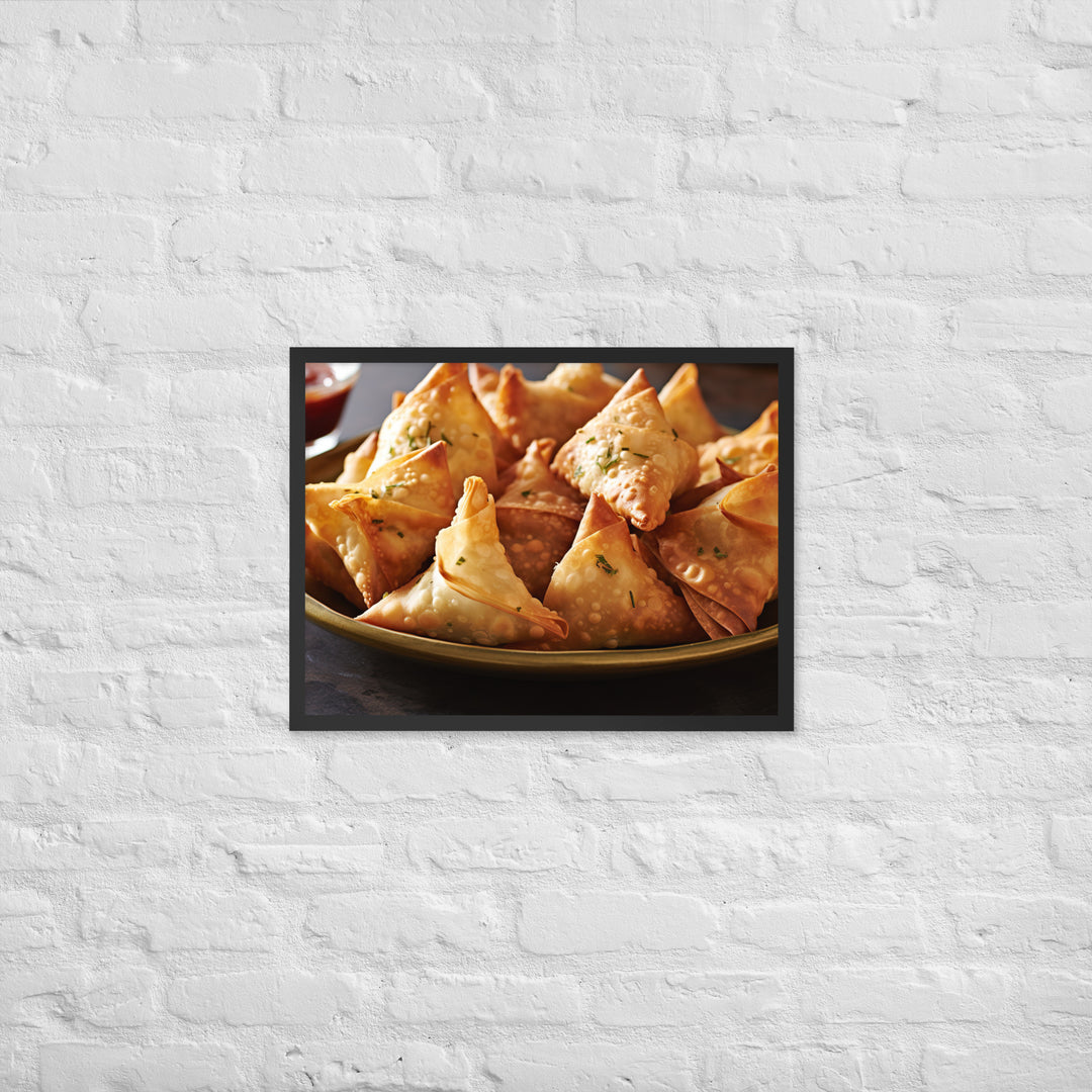 Samosas Framed poster 🤤 from Yumify.AI