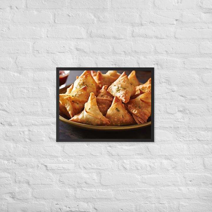 Samosas Framed poster 🤤 from Yumify.AI