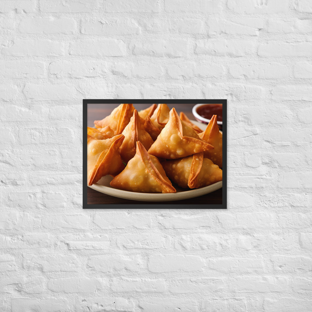 Samosas Framed poster 🤤 from Yumify.AI