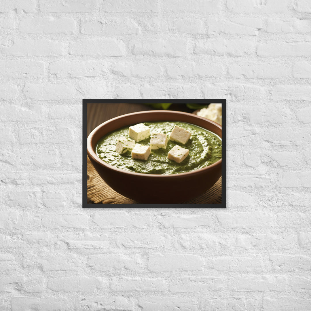 Palak Paneer Framed poster 🤤 from Yumify.AI