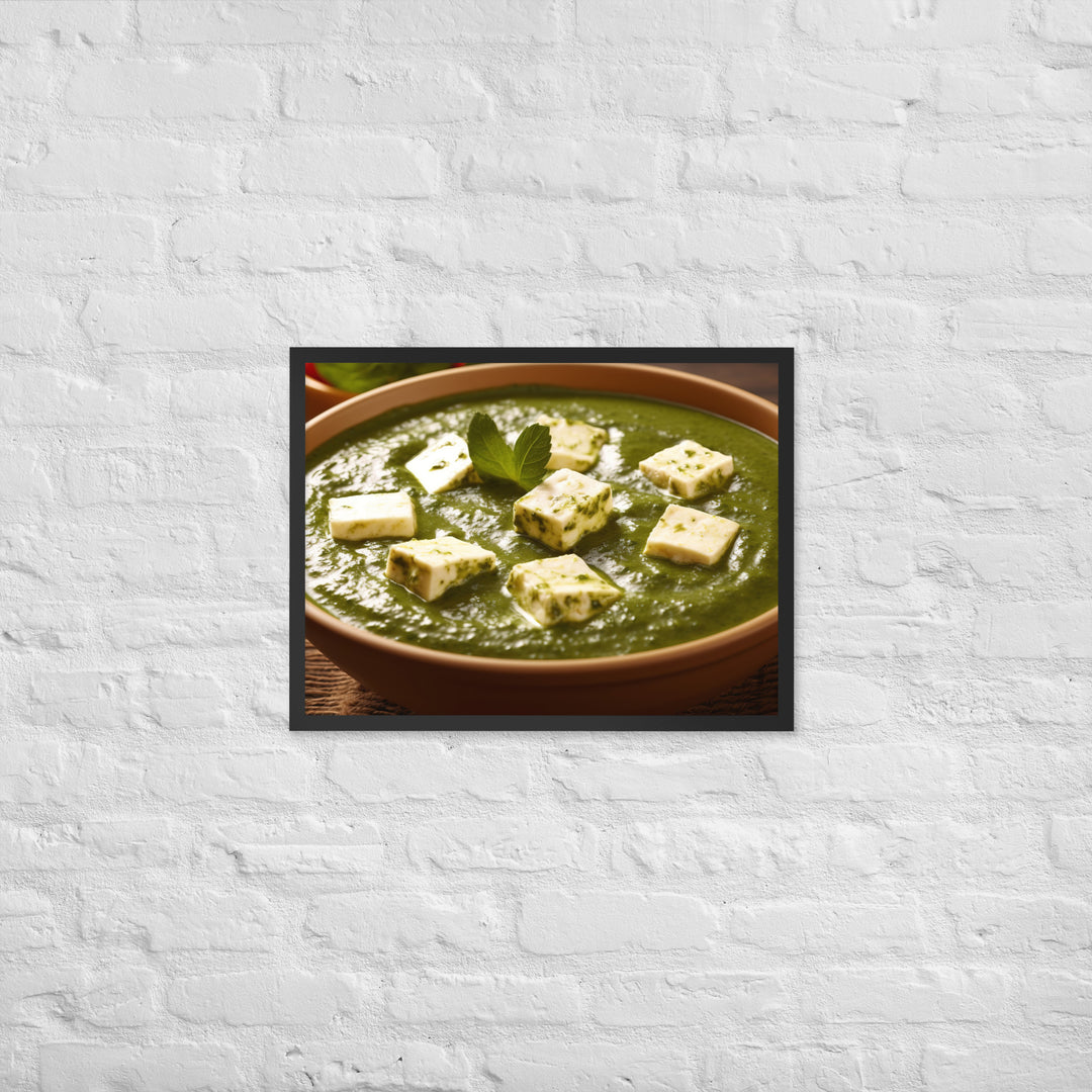 Palak Paneer Framed poster 🤤 from Yumify.AI