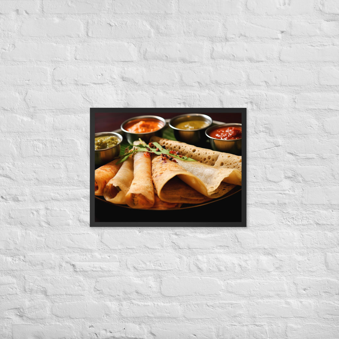 Masala Dosa Framed poster 🤤 from Yumify.AI