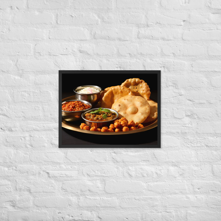 Chole Bhature Framed poster 🤤 from Yumify.AI