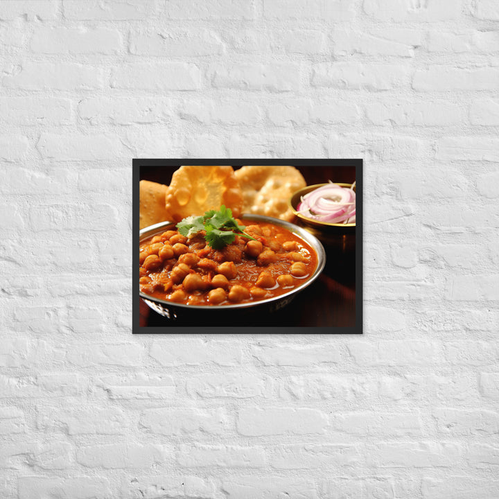 Chole Bhature Framed poster 🤤 from Yumify.AI