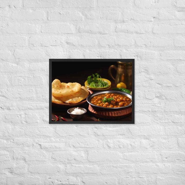 Chole Bhature Framed poster 🤤 from Yumify.AI