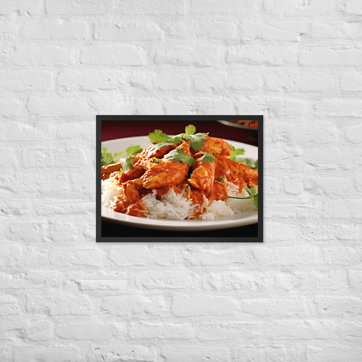 Butter Chicken Framed poster 🤤 from Yumify.AI