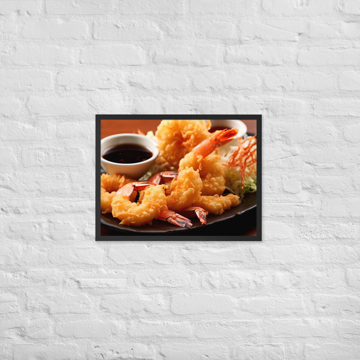 Tempura Framed poster 🤤 from Yumify.AI