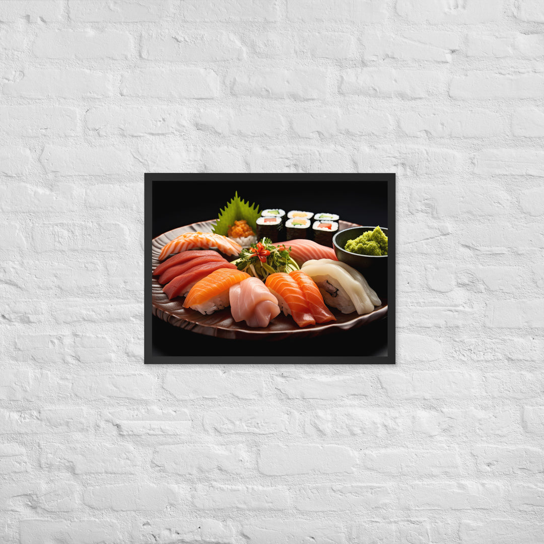 Sushi Framed poster 🤤 from Yumify.AI