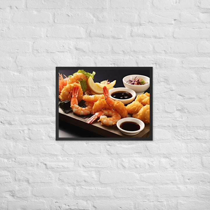 Tempura Framed poster 🤤 from Yumify.AI