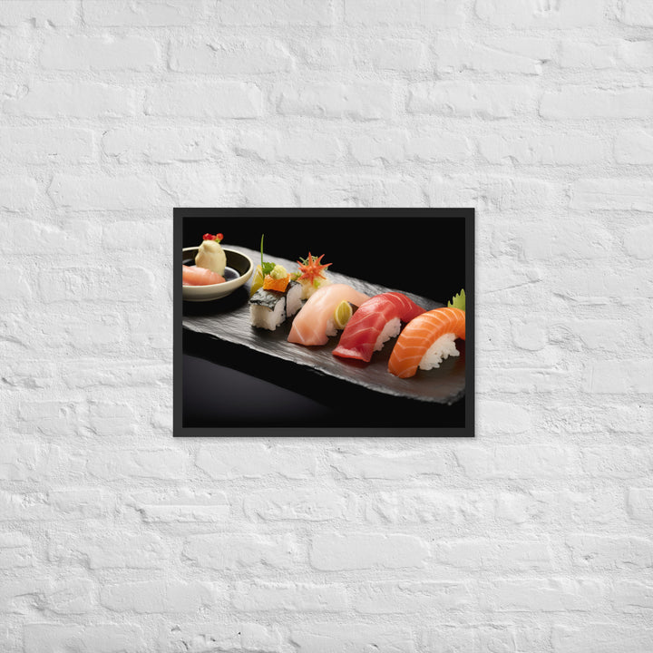 Sushi Framed poster 🤤 from Yumify.AI