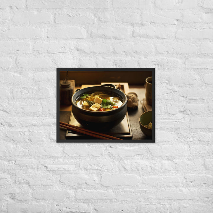 Miso Soup Framed poster 🤤 from Yumify.AI